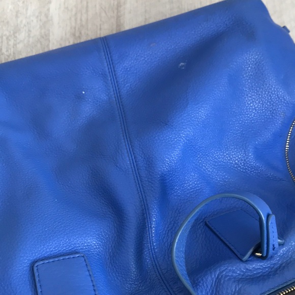 Blue leather Vince camuto expandable purse ! - Picture 7 of 8
